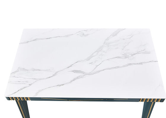 De moderne Stevige Houten Marmeren Eettafel van de Rotslei