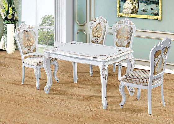 Europese Luxe Stevige Houten Minimalistische Eettafel
