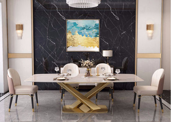 130x80x77cm Marmeren Hoogste Eetkamerlijst