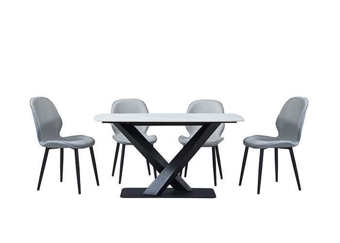 Modieuze Leieettafel, Marmeren Hoogste Rechthoekige Eettafel