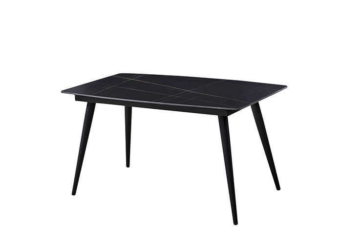 140x80x76cm van het het Restaurantmetaal van het Rotsblad de Eetkamerlijst