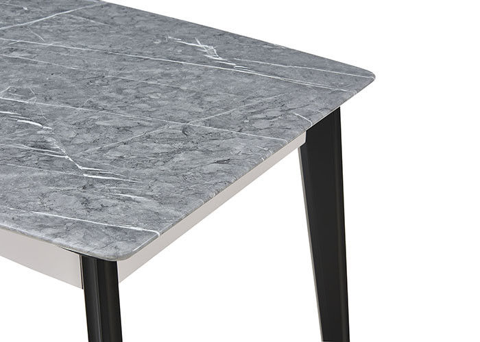 Modieuze Stevige Houten Noordse Marmeren Eettafel