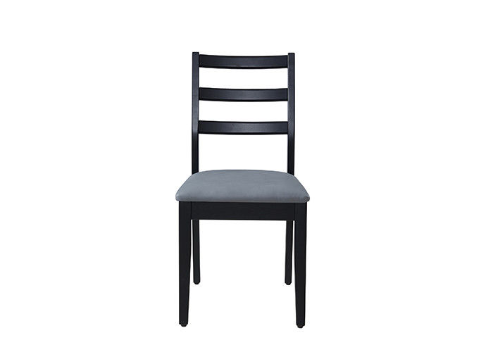 Eenvoudige en Modieuze Zwarte Beklede Eetkamerstoelen