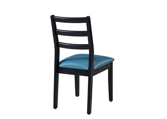 Hotel Stevige Houten Blauwe Beklede het Dineren Stoelen