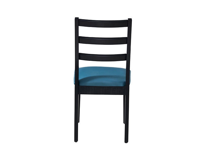 Hotel Stevige Houten Blauwe Beklede het Dineren Stoelen