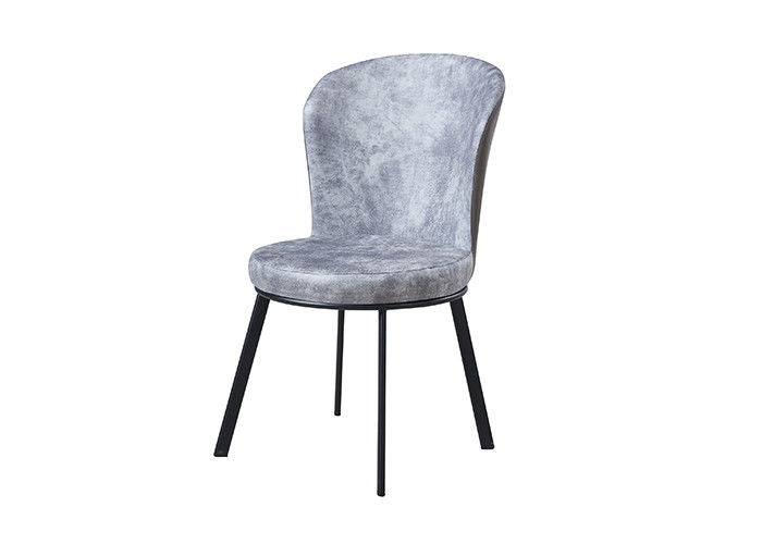 Bureau Modern Licht Gray Upholstered Dining Chairs