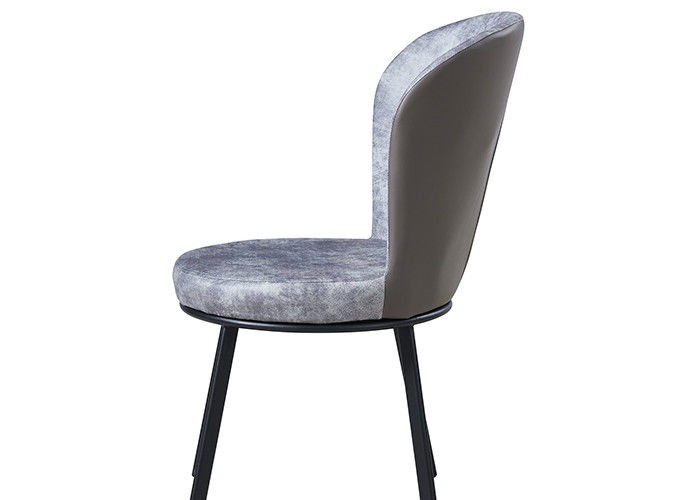 Bureau Modern Licht Gray Upholstered Dining Chairs