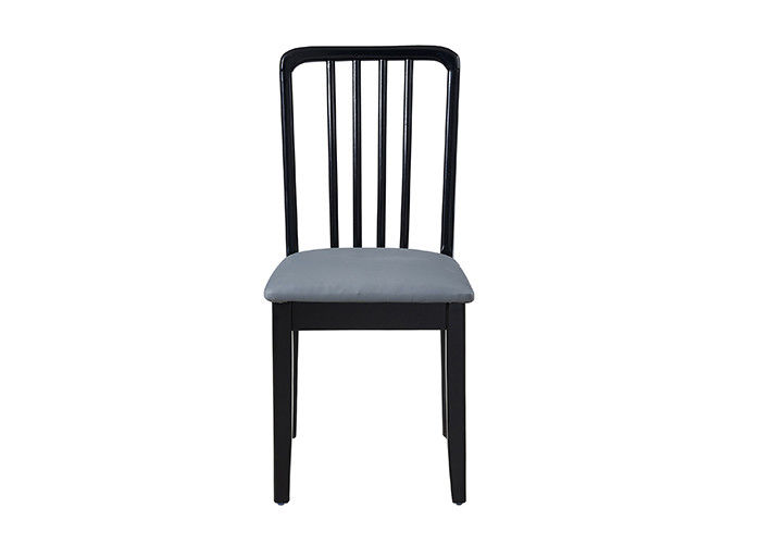 Rubber Houten Spons Bruine Zwarte het Dineren Beklede Stoelen