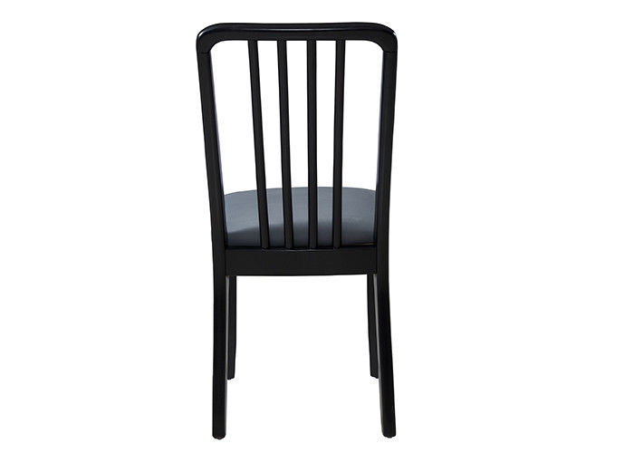 De Eiken Benen van Grey Upholstered Dining Chairs With van het bibliotheekleer