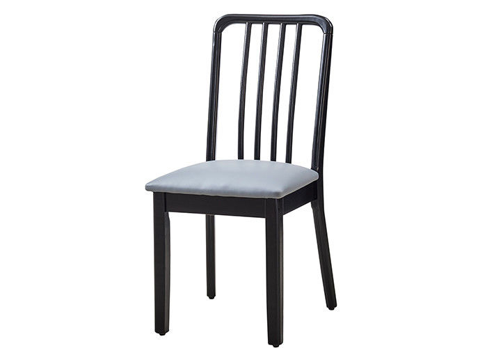 De Eiken Benen van Grey Upholstered Dining Chairs With van het bibliotheekleer