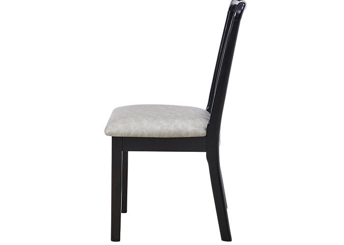 De Houten Beklede Stoelen van de Kunstlederspons, Beklede Zijstoelen zonder Wapens
