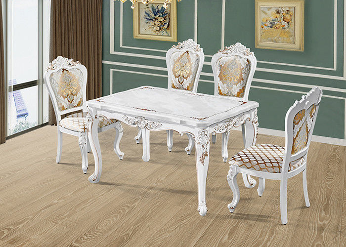 Edele Klassieke Stevige Marmeren Eettafel, Restauranteettafel