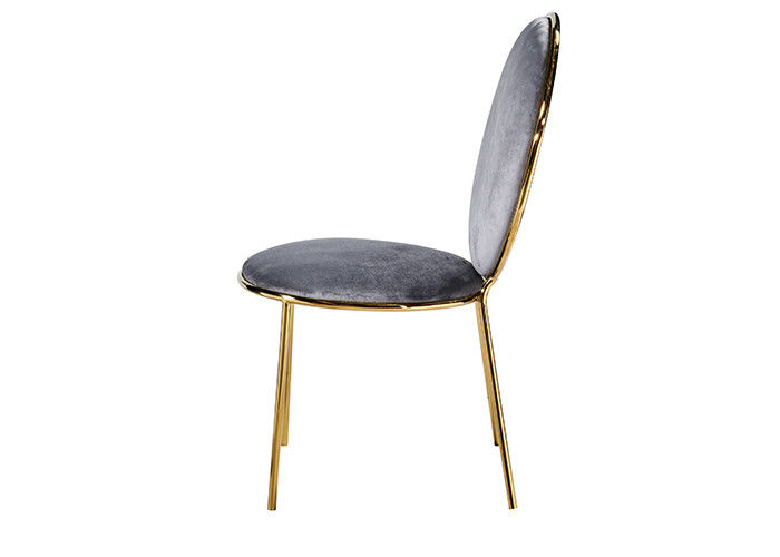 ISO18001 lichte van het Luxestaal en Leer het Dineren Stoelen