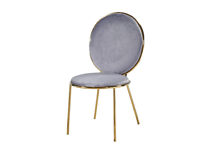 ISO18001 lichte van het Luxestaal en Leer het Dineren Stoelen
