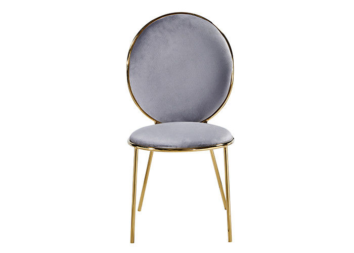 ISO18001 lichte van het Luxestaal en Leer het Dineren Stoelen