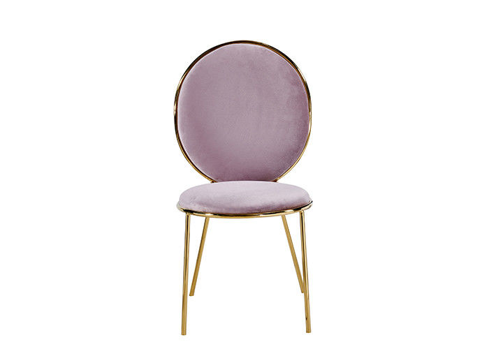 Roze Beknopte Banket Leer Opgevulde het Dineren Stoelen