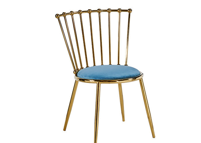 Het Leer en het Staal het Dineren van het bibliothekenroestvrije staal Stoelen
