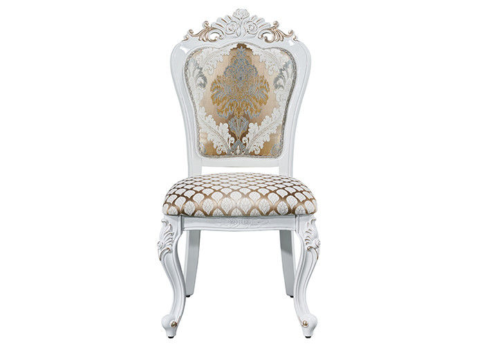 Elegante Retro Houtsnijwerkfamilie Europese het Dineren Stoelen