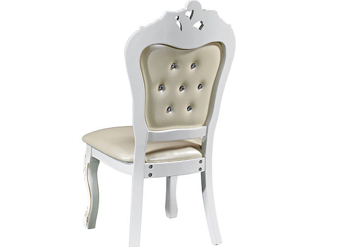 Multidoel Europese Retro Leer het Dineren Stoelen