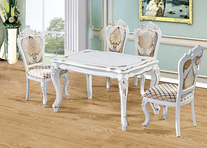 Europese Luxe Stevige Houten Minimalistische Eettafel