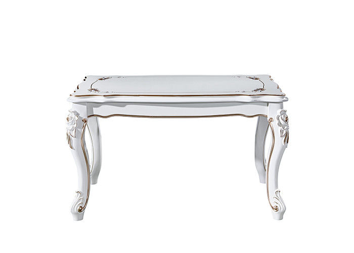 Retro Witte Marmeren de Luxelijst van het Eettafel Rechthoekige Moderne Minimalistische Ontwerp