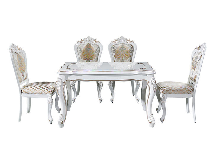 Retro Witte Marmeren de Luxelijst van het Eettafel Rechthoekige Moderne Minimalistische Ontwerp