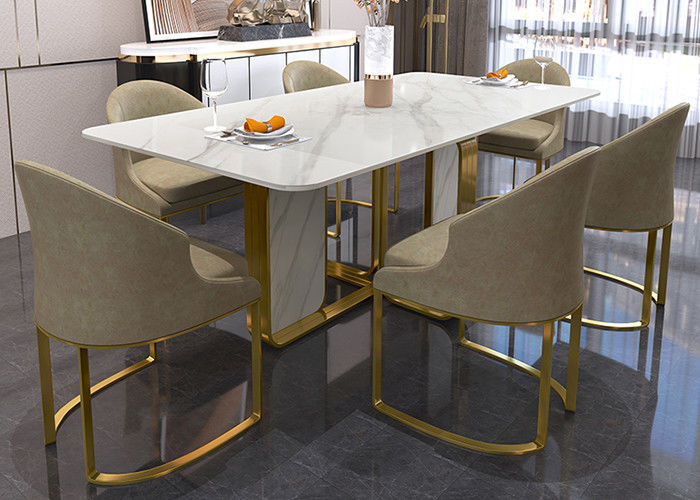 De Marmeren Eettafel van de restaurantluxe, Duurzame Eettafel