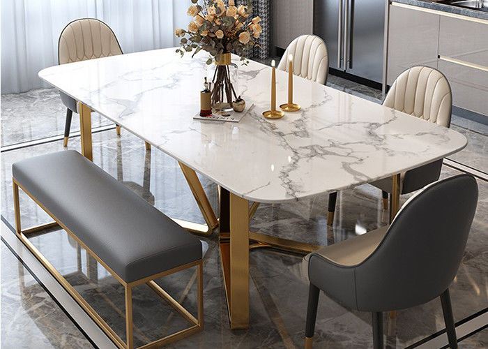 ISO9001 luxe Marmeren Eettafel
