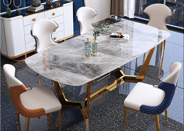 Moderne 130cmx80cmx77cm Luxe Marmeren Eettafel