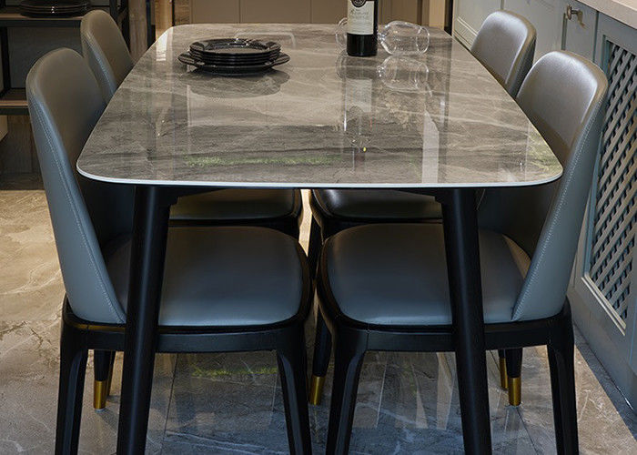 De Marmeren Eettafel van de familieluxe, Marmeren Countertop Eettafel