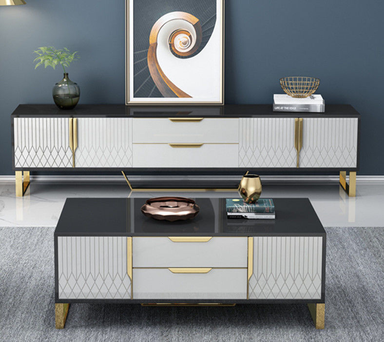 ISO9001 de moderne Elegante Reeks van de de Eenheidskoffietafel van Huistv