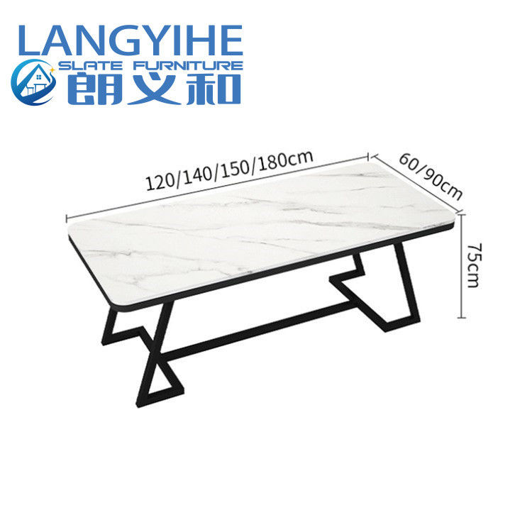 140cm van de Lijst Modern Italië van de Leieetkamer Minimalistisch de Luxemetaal