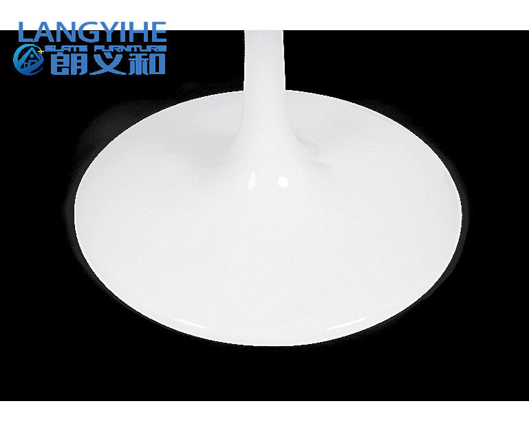 120cm Witte Marmeren Ronde Eettafel en Beklede het Dineren Stoel