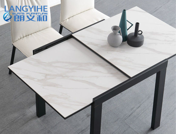 Vierkante Intrekbare Leiodm Moderne Minimalistische Eettafel