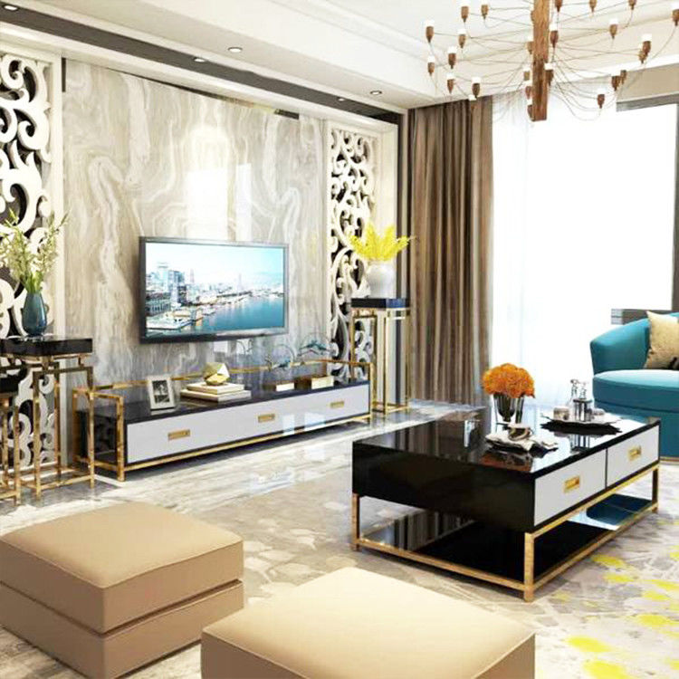 Van de het Kabinetswoonkamer van TV van de bellenepe Luxe het Kader van het het Meubilairroestvrije staal